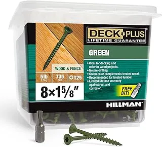 Deck Plus 48398 Wood Screws #8 x 1-5/8