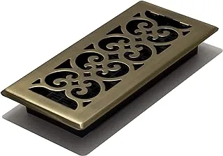 Decor Grates SPH212-A SPH408-A Floor Register, 4x10, Antique Brass Finish