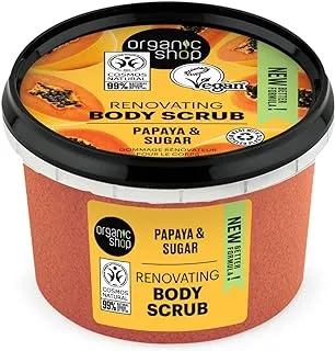 Organic Shop Renovating Body Scrub Papaya, 250 ml