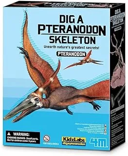 4M KidzLabs | Dig a Pteranodon Skeleton | Resurrect a Skeleton of a Dinosaur | Dig and Discover the Bones of the Skeleton | For Kids Ages 8+