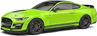 Solido S1805902 1:18 2020 Shelby GT500-Grabber Lime Ford سيارة مصغرة قابلة للتجميع، أخضر