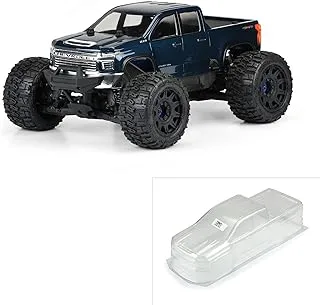 Pro-line Racing 1/8 2021 Chevy Silverado 2500 HD هيكل شفاف E-REVO 2.0 & MAXX PRO358200 أجسام السيارات/الشاحنات أجنحة وشارات