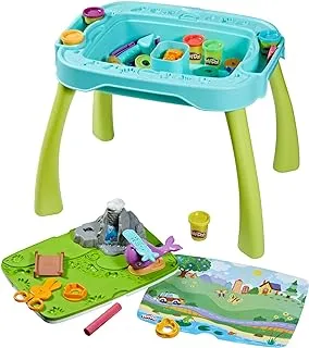Play-Doh All-in-One Creativity Starter Station Activity Table, Preschool Toys for 3 Year Old Boys & Girls & Up, Starter Play-Doh Sets