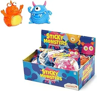 Keycraft Sticky Monsters - يتم إرسال لون واحد عشوائيًا (قد يختلف التصميم)