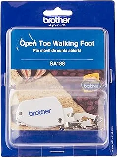 Brother Open Toe Walking Foot for Quilting and Sewing Multiple Layers, SA188