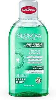 Glenova Mint Fresh Mouthwash 400 ml, Green