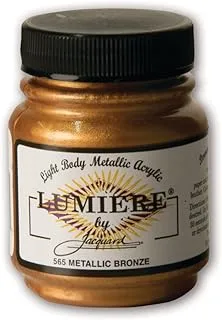 Jacquard Lumiere Metallic and Pearlescent Paint 2.25 Oz, 565 Bronze