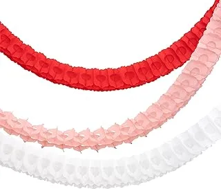 Meri Meri Festive Honeycomb Garlands 3-Pieces, Multicolor