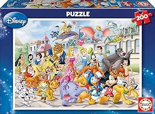 Educa - Children's Puzzle with 200 Pieces | Disney parade. Puzzle Composed of 200 large pieces. Approximate measurement once assembled: 40 x 28 cm. From 6 years (13289)