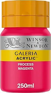 Winsor & Newton Galeria Acrylic Process Magenta 250ml,tub with even consistency, non-fading, high coverage, rich in colour pigments