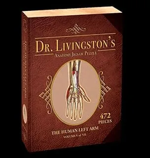 Jigsaw Puzzle: Dr. Livingston's Anatomy - The Human Left Arm (472 Pieces)