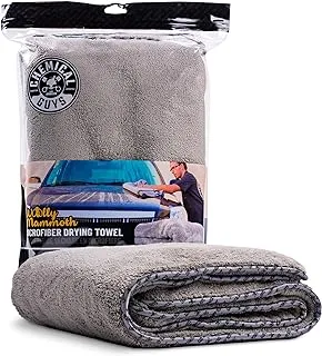 Chemical Guys Woolly Mammoth Microfiber Dryer Towel, Grey,36