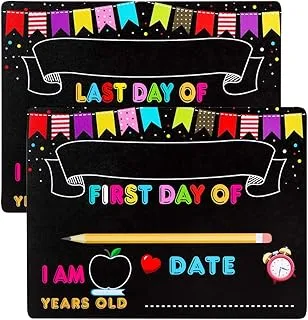 BPA First Day and Last Day of School Chalkboard Sign,9