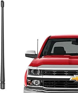 Rydonair Antenna Compatible with Chevy Silverado & GMC Sierra/Denali | 13 inches Flexible Rubber Antenna Replacement | Designed for Optimized FM/AM Reception