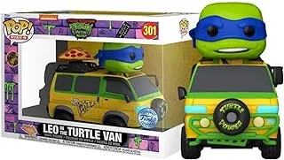 Funko Pop Ride SUPDLX! Movie: Teenage Mutant Ninja Turtle - Leonardo in Van (Exc), Collectable Vinyl Figure - 73578