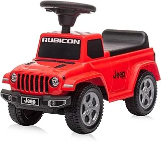 MOON Licensed Ride on JEEP Gladiator for Boys and Girls, 18-36 Months, 4 Wheels with Anti-Roll Over Stopper- Safe and Secure with Anti-Tipping Mechanism - Idea-Red, (MNSODMT18)