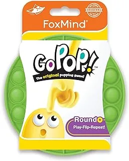 FoxMind, Go Pop! Roundo Green, Bilingual, The Original and Ingenious Tactile Game.