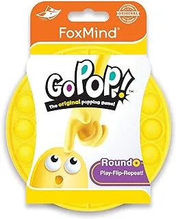 FoxMind Games Go Pop Roundo Popping Game, Yellow