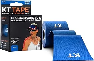 KT Tape Original Cotton Elastic Kinesiology Therapeutic Athletic Tape, 20 Pack, 10” Cut Strips