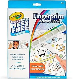 Crayola Color Wonder Mess Free Fingerprint Ink Painting Activity Set, Finger Painting Alternative, Gift for Kids, Age 3, 4, 5, 6