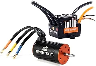 مجموعة محرك Spektrum Firma 85A الذكي ESC / 3300Kv بدون مستشعر، SPMXSEMC01