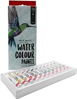 Monte Marte Watercolour Paints 12Pc x 12ml - suitable for all beginners and professionals