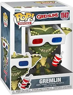 فانكو بوب! الأفلام: Gremlins-Gremlin مع نظارات ثلاثية الأبعاد - شخصية فينيل قابلة للتجميع - فكرة هدية - بضائع رسمية - ألعاب للأطفال والكبار - عشاق الأفلام - شخصية نموذجية لهواة الجمع والعرض