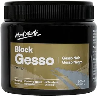 MONT MARTE Gesso Paint (500ml, Black)