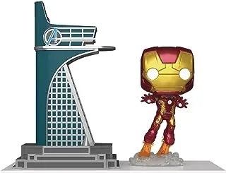 Pop! Town: Avengers: Age of Ultron - Avengers Tower with Iron Man (Glow-in-The-Dark) PX Vinyl Figure