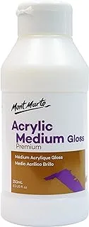 Mont Marte Premium Acrylic Medium Gloss 250ml (8.5oz)