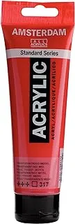 Amsterdam Standard Series Acrylic Paint, 120ml, Transparent Red Medium