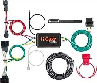 CURT 56321 Vehicle-Side Custom 4-Pin Trailer Wiring Harness, Fits Select Kia Sportage