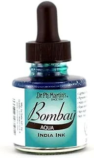 Dr. Ph. Martin's Bombay India Ink, 1 oz., Aqua