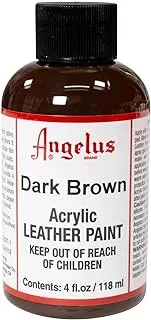 Angelus Acrylic Leather Paint Dark Brown 4oz