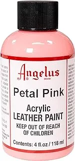 Angelus Acrylic Leather Paint, 4 oz., Petal Pink