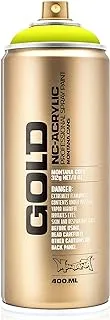 Midwest Montana Cans GOLD Spray Paint, 400ml, Fluorescent, Flash Yellow