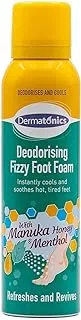 Dermatonics Deodorizing Fizzy Foot Foam With Manuka Honey And Menthol 150ml