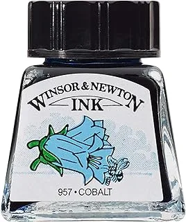 Winsor & Newton Drawing Ink Bottle, Cobalt, 14ml, 1005176