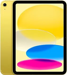 Apple 2022 10.9-inch iPad (Wi-Fi + Cellular, 64GB) - Yellow (10th generation)