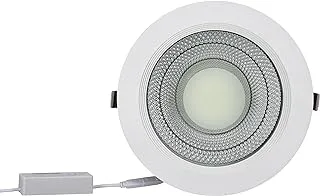 Geepas GESL55076 Round Slim Downlight Led 25W - Downlight Ceiling Light | Natural Cool White 6500K | Long Life Burning Hours | Energy Saving| Ideal for Home Hotel Restaurants & More 1 Year Warranty