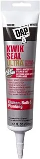 Dap Inc 18914 24 Pack 5.5 oz. Kwik Seal Ultra Premium Siliconized Sealant, White