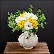 YATAI Artificial Daisy Flower Stems Fake Flowers for Home Office Restaurant Hotel Decorations - Realistic Look Plastic Flowers for Wedding (Yellow, 1)