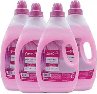 Jennifer's fabric softener 3L Pink Pack of 4