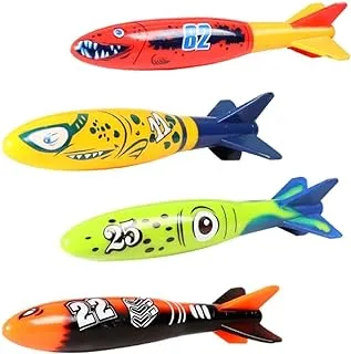 Diving Torpedo Toys 4 Pieces