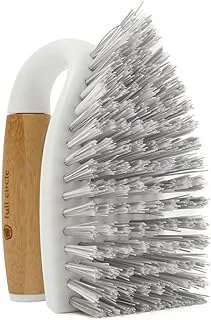 Full Circle Tough Stuff All-Purpose Scrub Brush, White