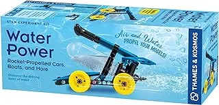 Thames & Kosmos Water Power STEM Experiment Kit | Build Your Own Rocket-Propelled Cars, Boats, and More! | Explore Physics of Air & Water, Pneumatics | 6 Models | Full-Color Manual & Experiment Guide