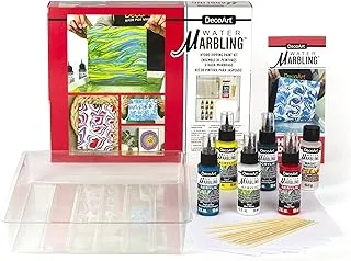 DecoArt Water Marbling Starter Kit, 28 Pieces