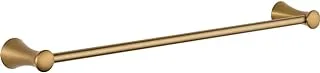 DELTA FAUCET DELTA Lahara Towel Bar, Champagne Bronze Bathroom Towel Holder, Bathroom Accessories, 73824-CZ