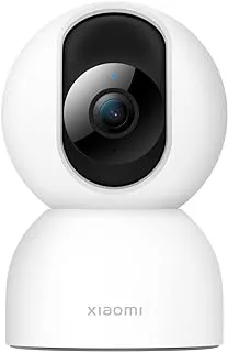 كاميرا XIAOMI الذكية C400 بدقة 4 ميجابكسل، دوران 360 درجة، كشف الإنسان بالذكاء الاصطناعي 2.4 جيجا هرتز/5 جيجا هرتز، دعم Wi-Fi متوافق مع Alexa Google Home MJSXJ11CM أبيض