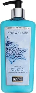 Shower Scents Snowflake Paraben-Free Moisturizing Body Lotion with Hyaluronic Acid, Pro-Vitamin B5, Vitamin E and UV Protection 312ml